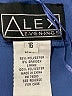 Alex Evenings 100% Polyester Blue Blazer Size 16 - photo 6
