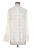 Closed Polka Dots White Long Sleeve Blouse Size XS - photo 1