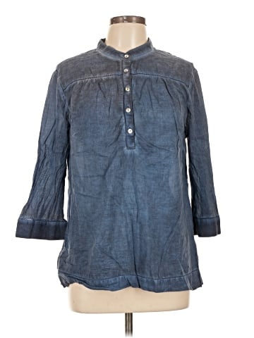 Coldwater Creek 3/4 Sleeve Button-Down Shirt (view 1)