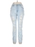 rue21 Hearts Blue Jeans Size 16 - photo 1