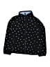Uniqlo 100% Polyester Polka Dots Black Track Jacket Size 5 - photo 1