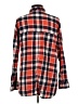 Old Navy 100% Cotton Plaid Red Long Sleeve Button-Down Shirt Size L - photo 2