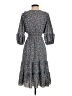 Max Studio Paisley Gray Casual Dress Size S - photo 2