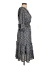 Max Studio Paisley Gray Casual Dress Size S - photo 4