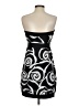 Old Navy 100% Polyester Graphic Black Cocktail Dress Size XS - photo 2