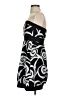 Old Navy 100% Polyester Graphic Black Cocktail Dress Size XS - photo 5