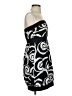 Old Navy 100% Polyester Graphic Black Cocktail Dress Size XS - photo 4