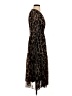 Taylor 100% Polyester Animal Print Black Cocktail Dress Size 2 - photo 4