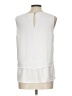 Maison Jules 100% Polyester White Sleeveless Blouse Size L - photo 2