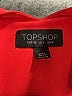 Topshop 100% Polyester Solid Red Casual Dress Size 4 - photo 7