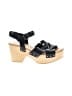 Kork-Ease 100% Leather Black Wedges Size 11 - photo 1