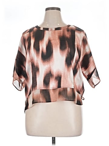 DKNY Short Sleeve Blouse (view 1)