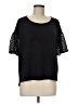 Left Coast by Dolan Black Short Sleeve Top Size M - photo 1