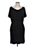 Halogen Solid Black Cocktail Dress Size L - photo 1