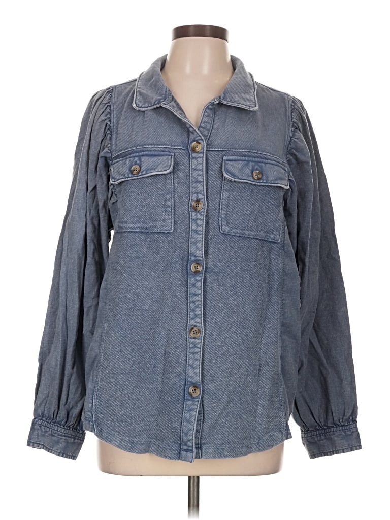Pre-owned Pilcro Denim Jacket In Blue