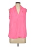 Renee C. 100% Polyester Pink Sleeveless Blouse Size L - photo 1