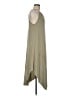 Double Zero Solid Green Casual Dress Size M - photo 4