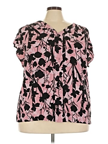 Evans Short Sleeve Blouse (view 1)