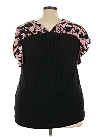 Evans Short Sleeve Blouse (view 2)
