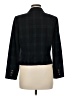 Cartonnier Plaid Green Black Wool Blazer Size 8 - photo 2
