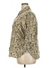 Foxcroft Paisley Gold 3/4 Sleeve Button-Down Shirt Size 18 - photo 5