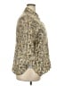 Foxcroft Paisley Gold 3/4 Sleeve Button-Down Shirt Size 18 - photo 4