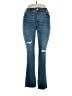 Express Hearts Blue Jeans Size 14 - photo 1