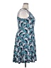 Perceptions Paisley Blue Casual Dress Size XL - photo 4