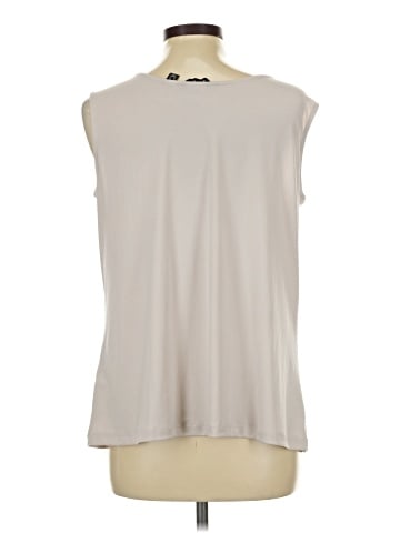 Susan Graver Sleeveless T-Shirt (view 2)