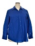 Foxcroft Blue 3/4 Sleeve Button-Down Shirt Size 18 - photo 1