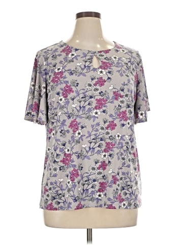 Liz Claiborne Career Short Sleeve T-Shirt (view 1)