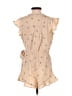 E&M Collection 100% Polyester Hearts Tan Romper Size S - photo 2