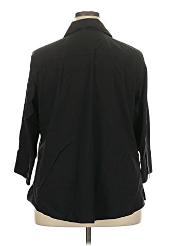Foxcroft 3/4 Sleeve Button-Down Shirt (view 2)