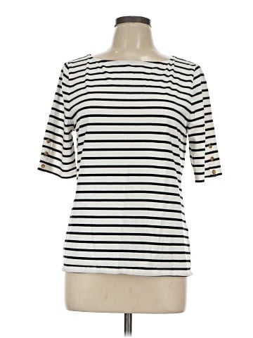 Ann Taylor Factory 3/4 Sleeve T-Shirt (view 1)