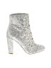 Jessica Simpson Silver Ankle Boots Size 6 1/2 - photo 1