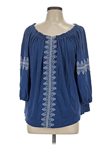 Chaps 3/4 Sleeve T-Shirt (view 1)
