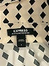 Express Polka Dots Ivory Long Sleeve Blouse Size L - photo 7