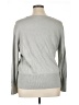 JM Collection Solid Gray Long Sleeve Top Size XL - photo 2