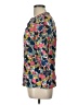Boden 100% Viscose Floral Blue 3/4 Sleeve Blouse Size 10 - photo 5