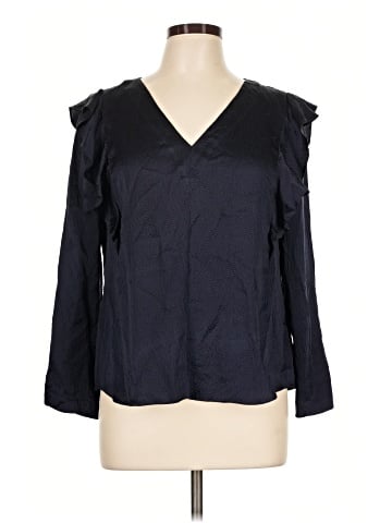 Rebecca Taylor 3/4 Sleeve Silk Top (view 1)