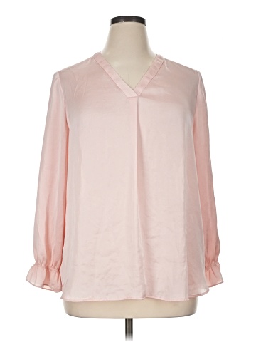 AK Anne Klein Long Sleeve Blouse (view 1)