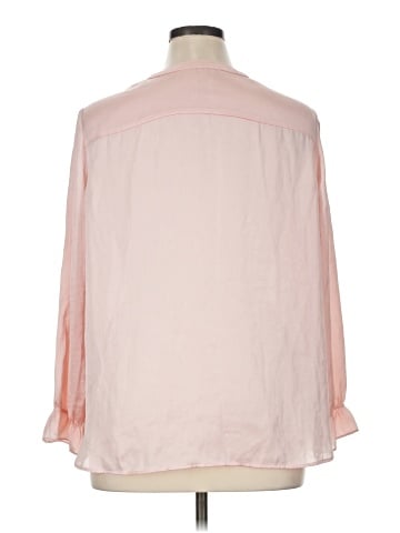 AK Anne Klein Long Sleeve Blouse (view 2)