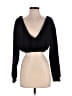 PrettyLittleThing Black Long Sleeve Top Size S - photo 1