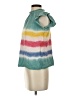 THML Tie-dye Teal Sleeveless Blouse Size XS - photo 5