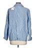 Kule Stripes Blue Long Sleeve Blouse Size L - photo 2