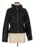 French Connection 100% Polyurethane Solid Black Jacket Size M - photo 1