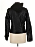 French Connection 100% Polyurethane Solid Black Jacket Size M - photo 2