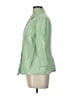 L.L.Bean 100% Linen Green 3/4 Sleeve Button-Down Shirt Size L - photo 5
