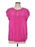 Boden 100% Viscose Pink Short Sleeve Blouse Size 12 - photo 1