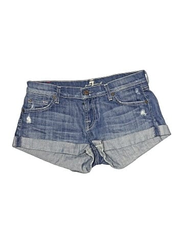 7 For All Mankind Denim Shorts (view 1)